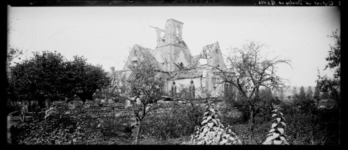 Eglise de Presles et Boves - Fonds Berthelé - 49Fi1087