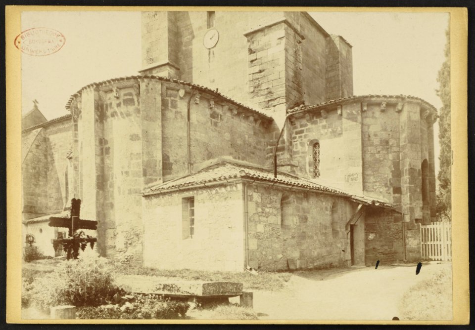 Eglise Saint-Etienne de Saint-Étienne-de-Lisse - J-A Brutails - Université Bordeaux Montaigne - 0536