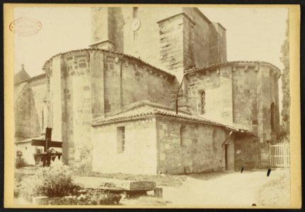 Eglise Saint-Etienne de Saint-Étienne-de-Lisse - J-A Brutails - Université Bordeaux Montaigne - 0536
