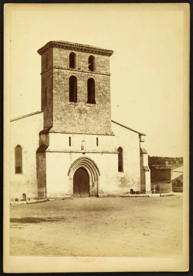 Eglise Saint-Aubin à Latresne - J-A Brutails - Université Bordeaux Montaigne - 0029