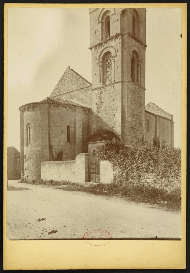 Eglise Saint-Georges de Montagne - J-A Brutails - Université Bordeaux Montaigne - 0537