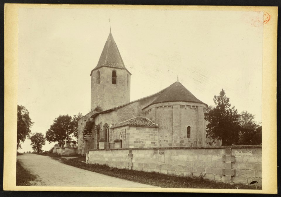 Eglise Saint-Hilaire de Puynormand - J-A Brutails - Université Bordeaux Montaigne - 1078