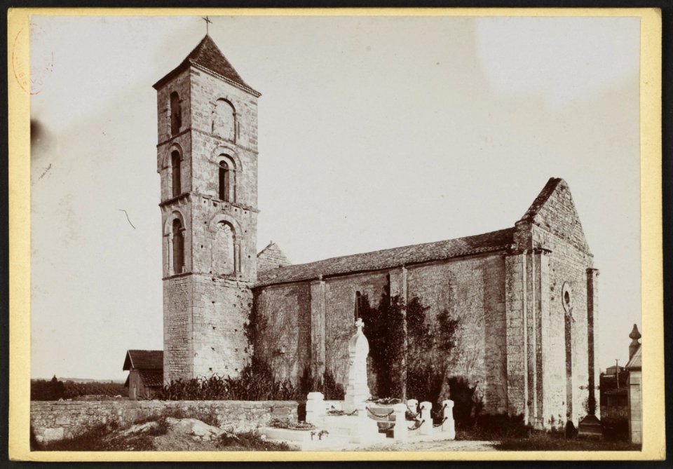 Eglise Saint-Georges de Montagne - J-A Brutails - Université Bordeaux Montaigne - 0974