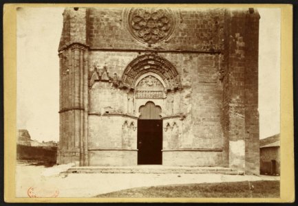 Eglise Saint-Sauveur-et-Saint-Martin de Saint-Macaire - J-A Brutails - Université Bordeaux Montaigne - 0104