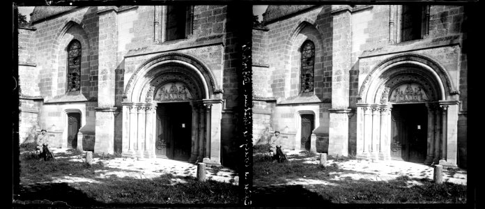 Eglise. Coucy le Château. R. B. - Fonds Berthelé - 49Fi1154