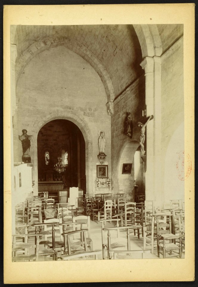 Eglise Saint-Saturnin de Moulis-en-Médoc - J-A Brutails - Université Bordeaux Montaigne - 0760