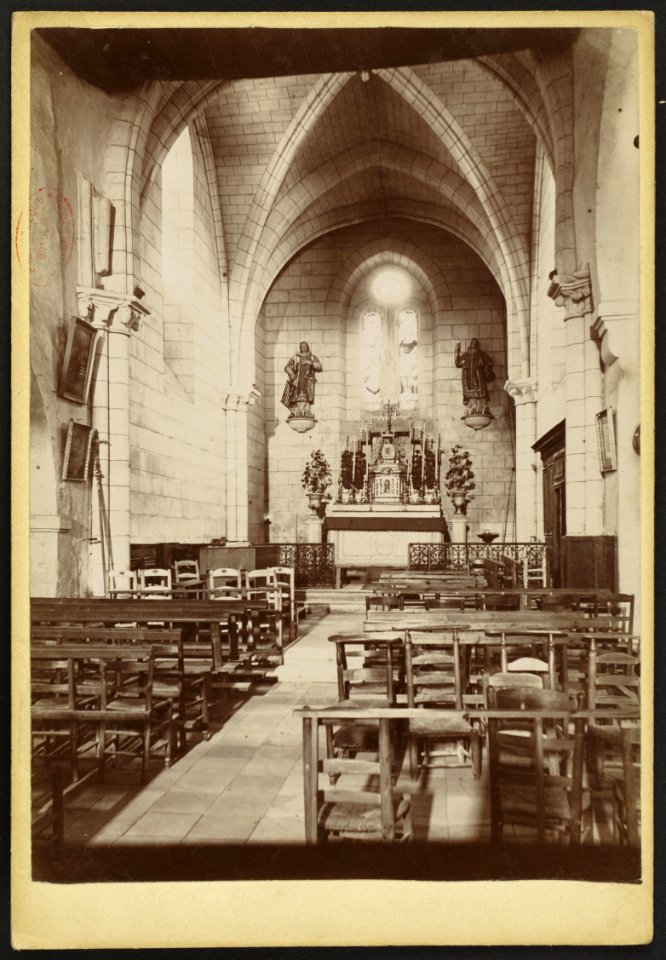 Eglise Saint-Vincent de Marcillac - J-A Brutails - Université Bordeaux Montaigne - 0245