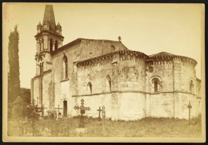 Eglise Sainte-Eulalie de Lignan de Bordeaux - J-A Brutails - Université Bordeaux Montaigne - 0026