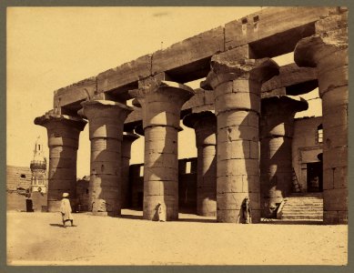 Egypt - Luxor - columns of portico LCCN2004672046