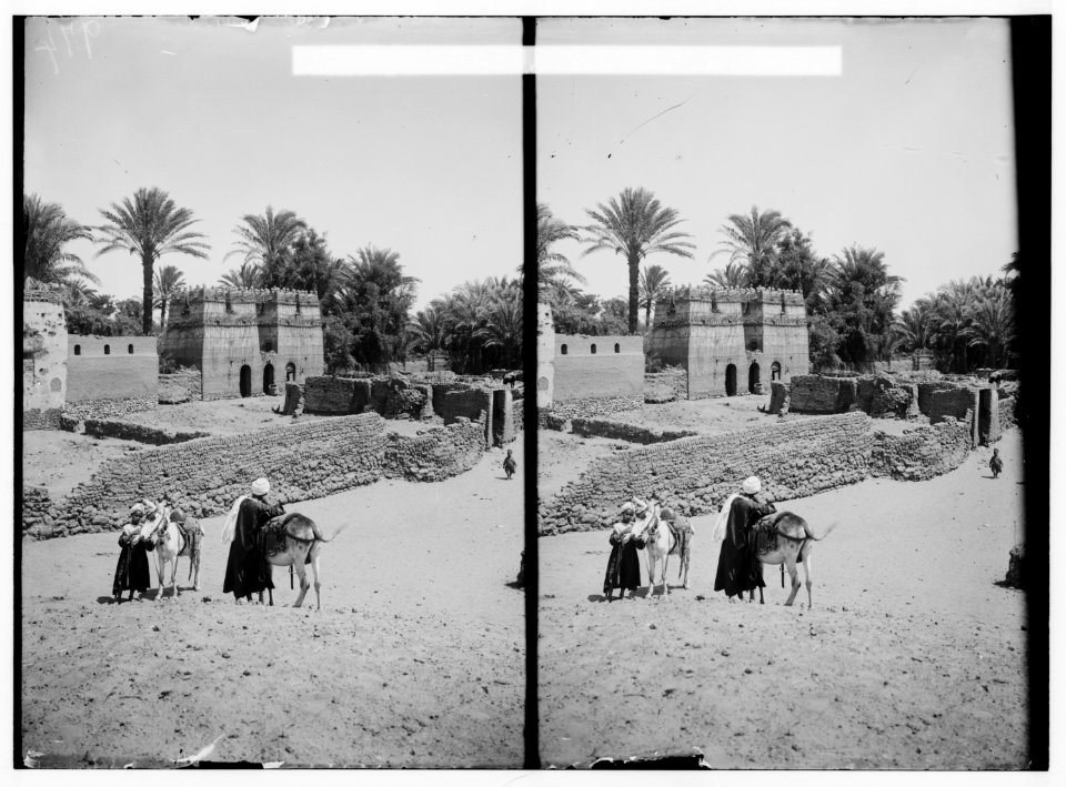 Egyptian characters, etc. Typical village, Egypt LOC matpc.01605