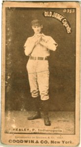Egyptian Healey, Indianapolis Hoosiers, baseball card portrait LCCN2007686416