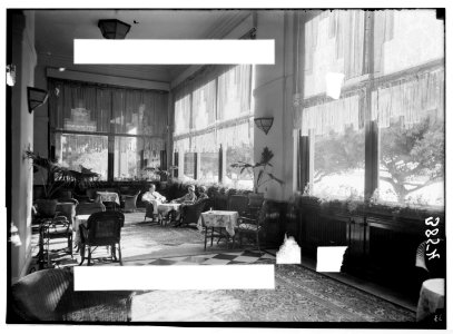 Egyptian hotels Ltd., Cairo. Semiramis Hotel, interior. The main lounge LOC matpc.02919
