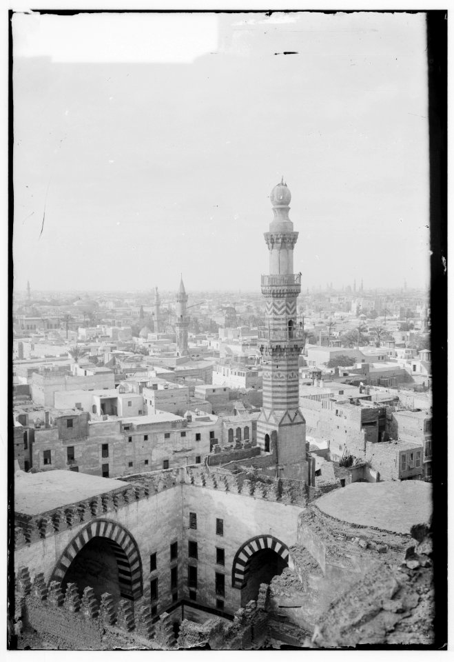 Egyptian views. Cairo (Masr). Cairo from Mosque of Ibn Touloun LOC matpc.00093