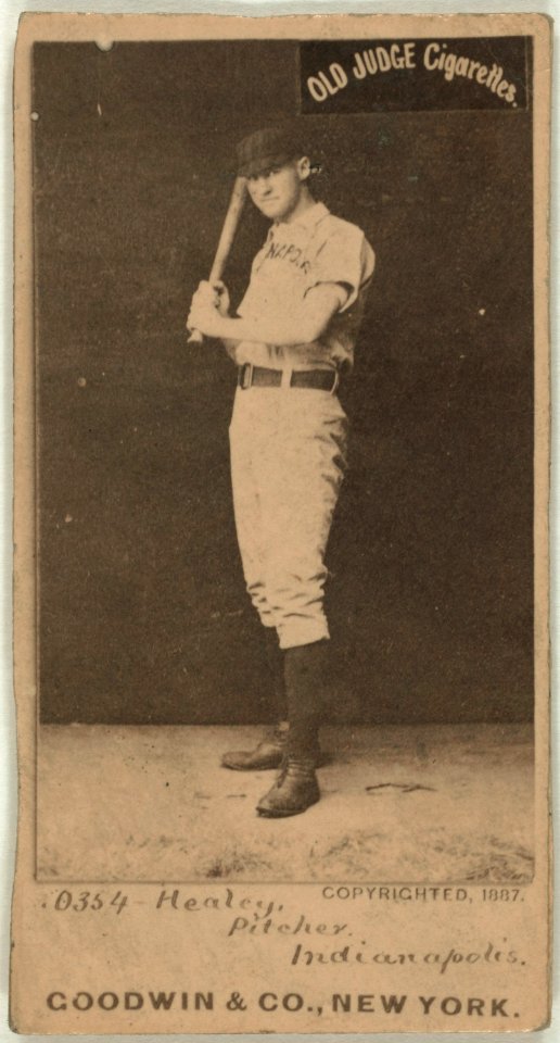 Egyptian Healey, Indianapolis Hoosiers, baseball card portrait LCCN2007686415
