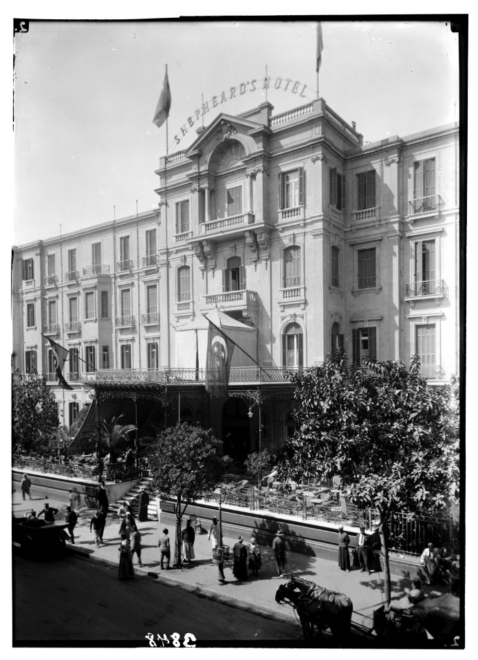 Egyptian hotels Ltd., Cairo. Shepheard's Hotel. Exterior LOC matpc.02915