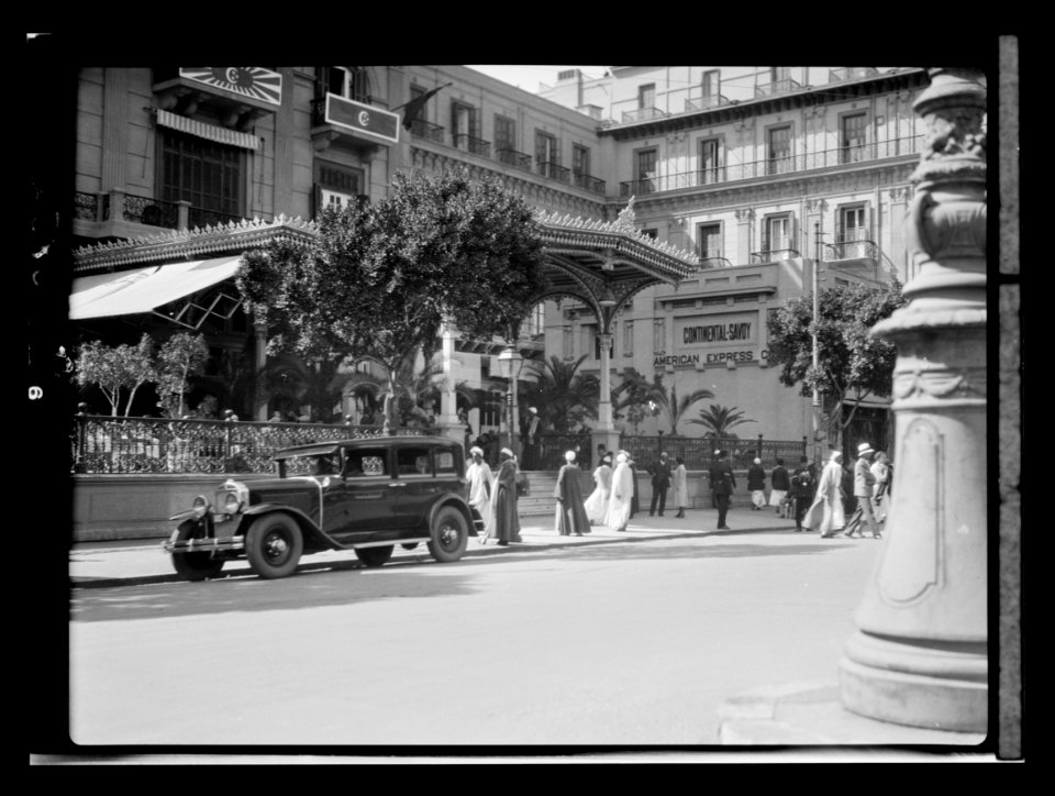 Egyptian Hotels, Ltd, Cairo. Continental Savoy Hotel. Entrance on the Opera Square LOC matpc.15587