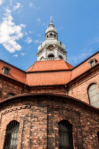 Nikiszowiec brick church photo