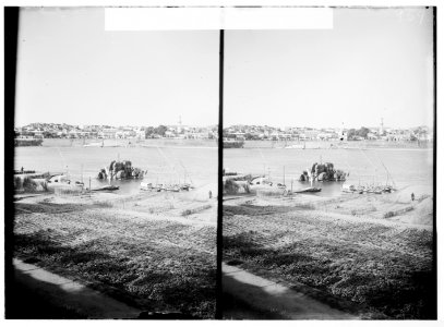 Egyptian views; Assuan and Philae. General view of Assuan from Elephantine Island LOC matpc.01590