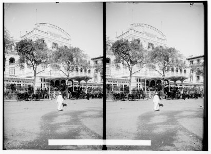 Egyptian views; Cairo (Masr). Grand Continental Hotel, Cairo LOC matpc.01478