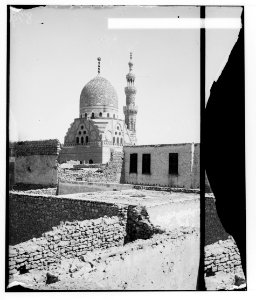 Egyptian views; Cairo (Masr). Mosque of Kait Bey LOC matpc.01467