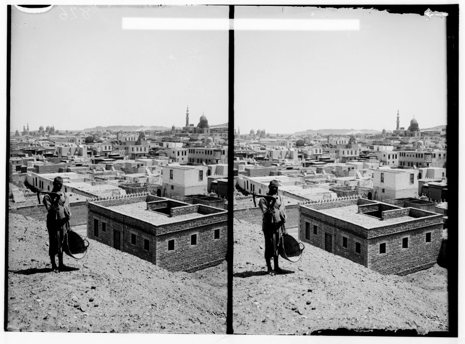 Egyptian views; Cairo (Masr). City of the Dead, near Cairo LOC matpc.01469
