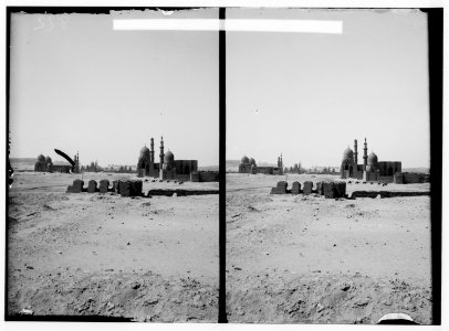 Egyptian views; Cairo (Masr). General view of Tombs of Khalifs (i.e., Caliphs) LOC matpc.01465