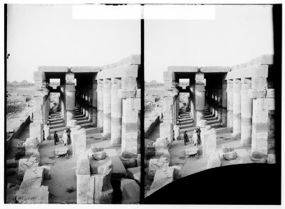 Egyptian views; Karnak. Great Feast Temple of Thutmosis III LOC matpc.01549