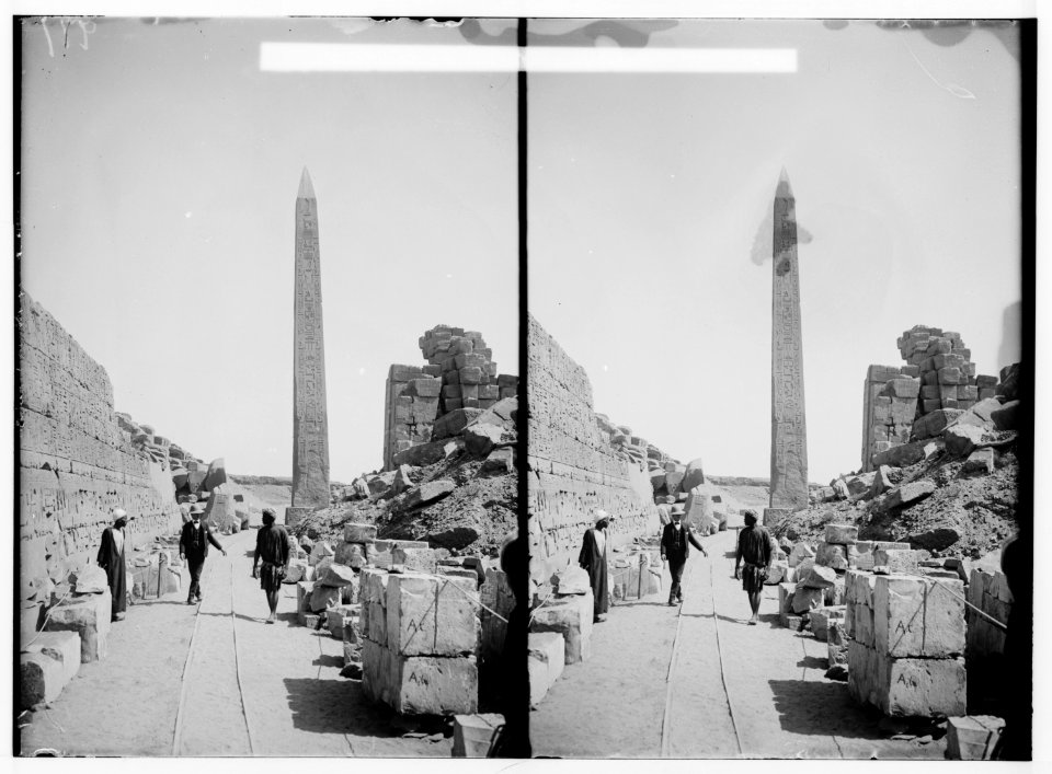 Egyptian views; Karnak. Obekisk of Thutmosis III LOC matpc.01542