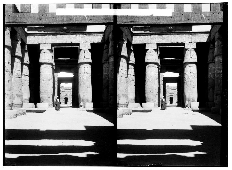 Egyptian views; Karnak. Temple of Khons LOC matpc.01551