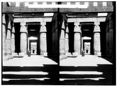 Egyptian views; Karnak. Temple of Khons LOC matpc.01551