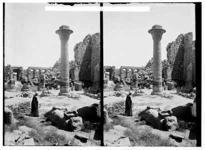 Egyptian views; Karnak. The great court LOC matpc.01541