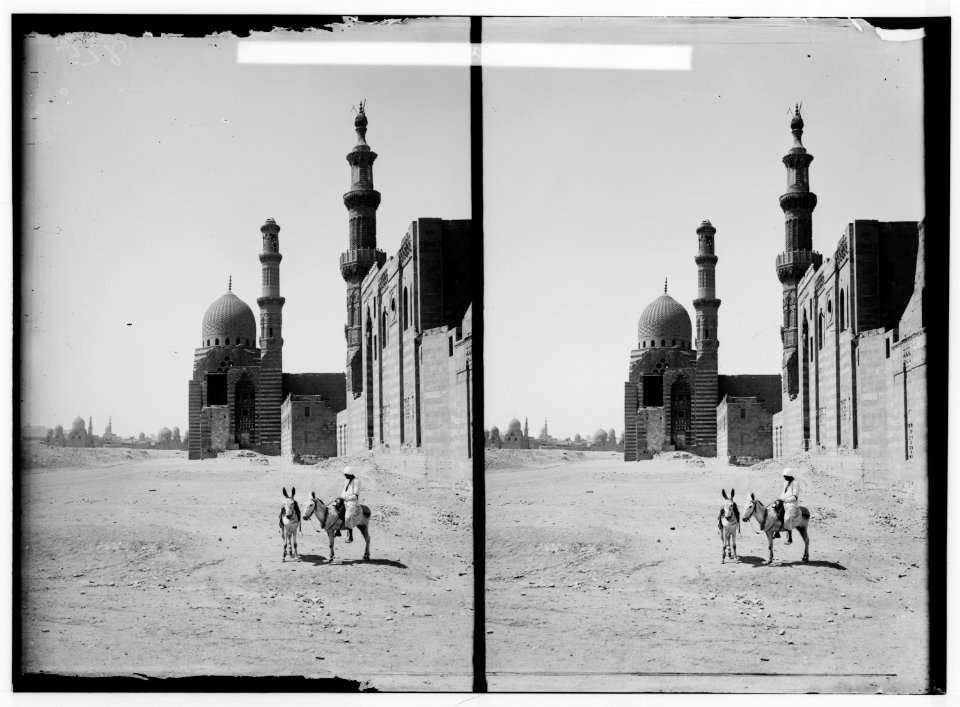 Egyptian views; Cairo (Masr). Tomb-mosque of Sultan el-Ashraf LOC matpc.01468