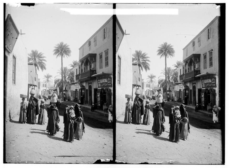 Egyptian views; Luxor. Street scene LOC matpc.01527