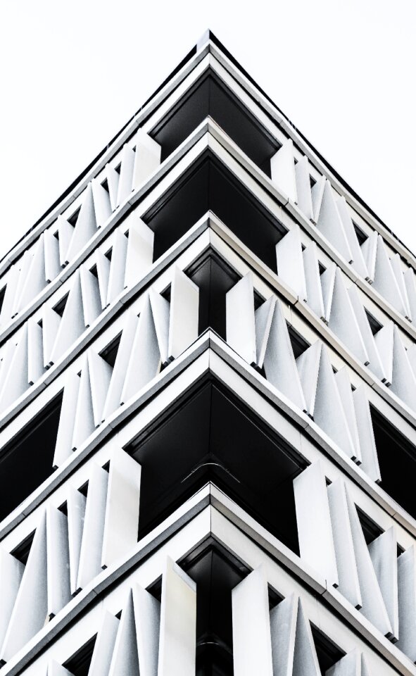 Building infrastructure black and white