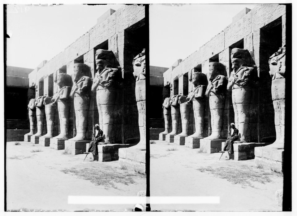 Egyptian views; Karnak. Temple of Rameses (i.e., Ramses) III LOC matpc.01543