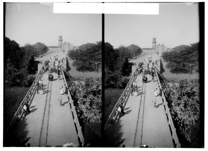Egyptian views; The barrage. General view of the barrage looking E. along the top LOC matpc.01489
