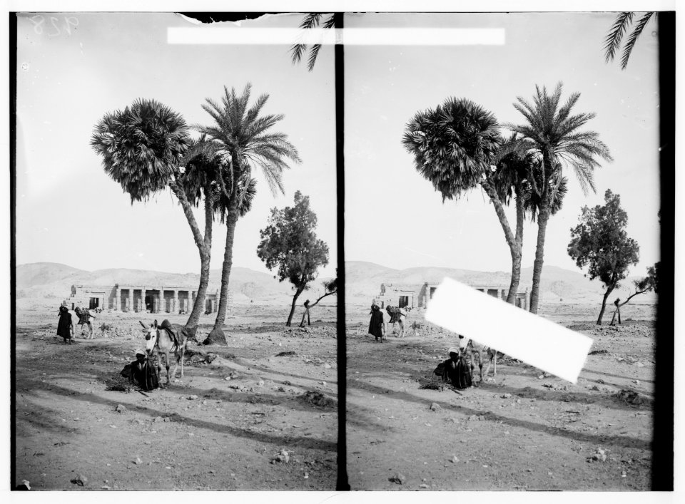 Egyptian views; Thebes. Temple of Kurna LOC matpc.01559
