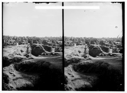 Egyptian views; The pyramids of Gizeh. Site of ancient Memphis LOC matpc.01512