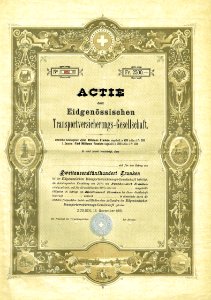 Eidgenössische Transportversicherungs-Ges. 1881