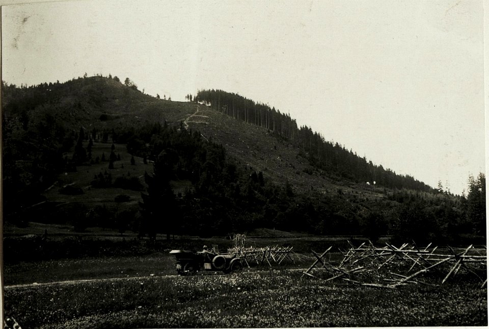 Eigene stellung in Oportal, südlich Tuchla mit Blick auf 1074 Salaszyszcze. (BildID 15430876)