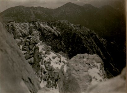 Eigene und feindl. Stellungen am Vrsic vom Lipnik. (13-X.1917.) (BildID 15802841)