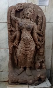 Eight Hands Durga Mahisasuramardini Statue 5511