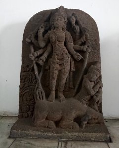 Eight Hands Durga Mahisasuramardini Statue 131