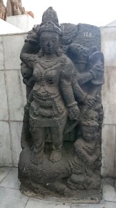 Eight Hands Durga Mahisasuramardini Statue 128