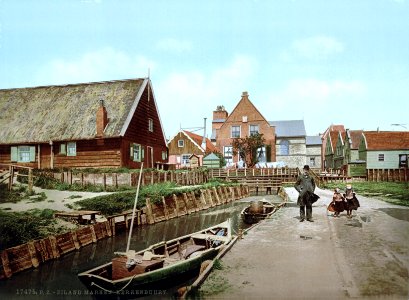 Eiland Marken - Kerkbuurt 1900 photo