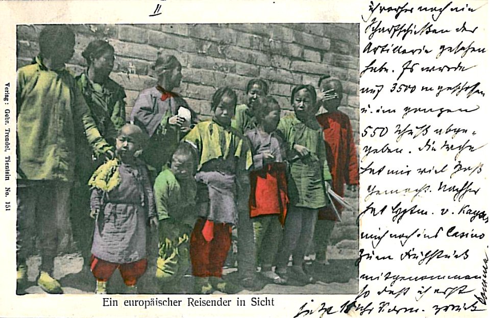 Ein europaeischer Reisender in Sicht 1905