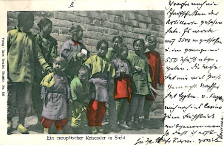 Ein europaeischer Reisender in Sicht 1905