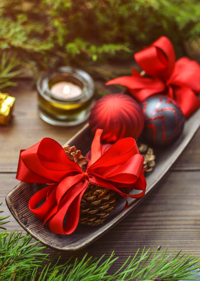 Christmas decoration holiday red