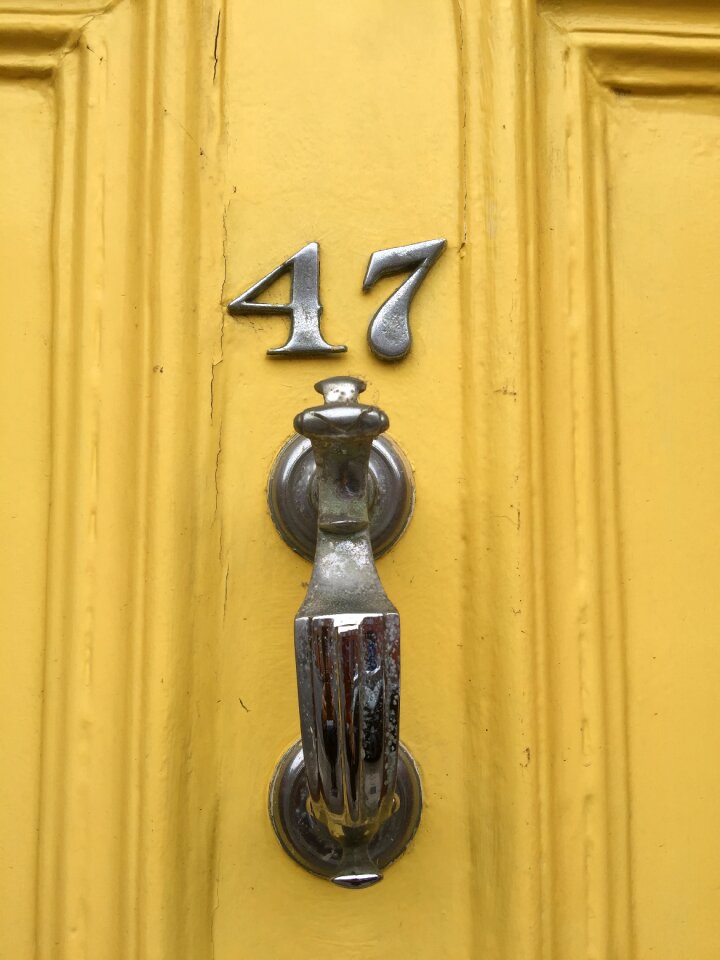 Colorful house entrance house doors