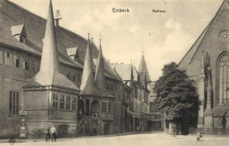 Einbeck, Niedersachsen - Rathaus (Zeno Ansichtskarten)